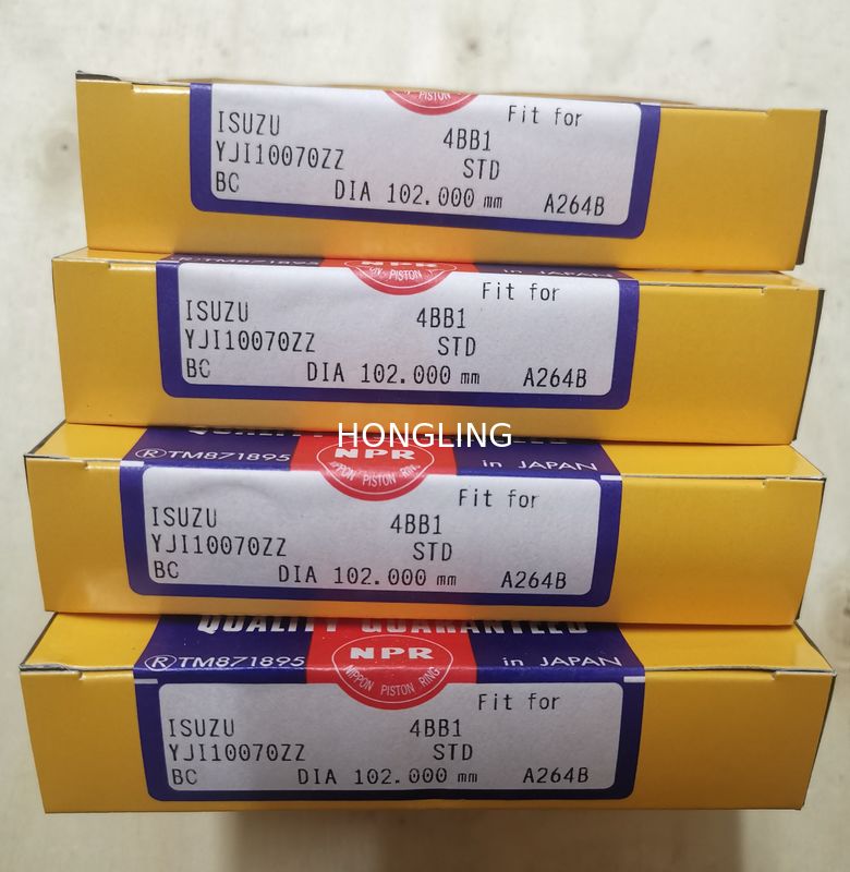 5-12181-024-1 5-12121-005-0 Cyl Diesel Engine Parts 4BB1 4BE1 4BD1 6BB1 6BD1 6BF1 6BG1 Piston Ring For Chromard