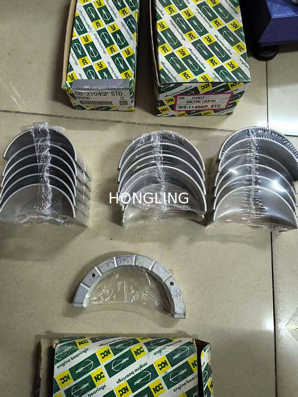 Hino DK10 Main Bearing 11701-1110  Con Rod Bearing 13201-1271 Thrust  11011-1050
