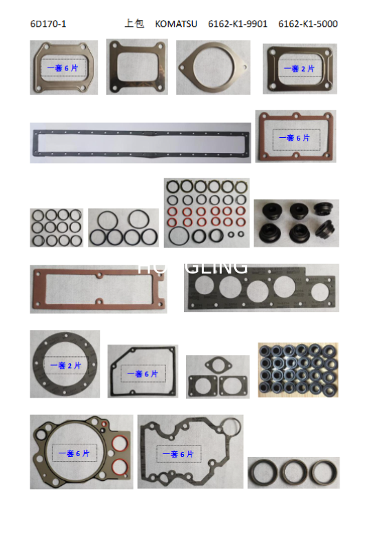 Komatsu 6D170 overhaul package 6162-K1-9901  6162-K1-5000 6162-K2-9901