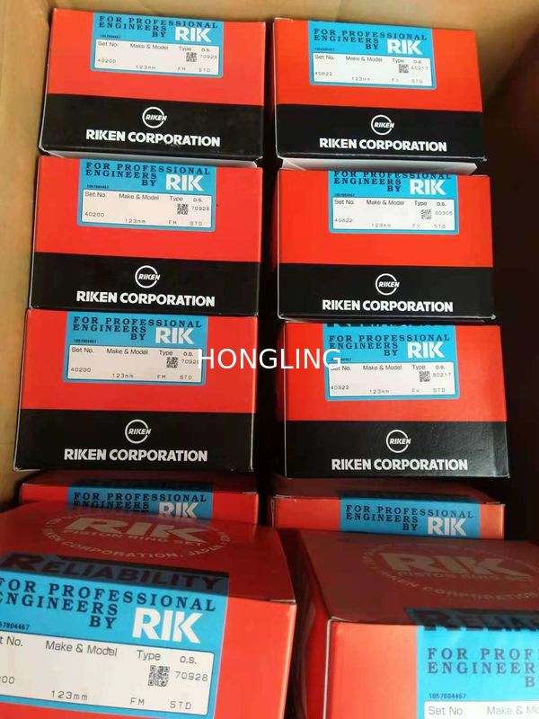 Daewoo D2366 De12 De12t Piston Ring Seal 65.02503-8236 65.02503-8237